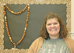 The combination of joy and faith marks the approach of Cassie Echegaray in teaching her students at St. Therese of the Infant Jesus (Little Flower) School in Indianapolis. (Photo by John Shaughnessy)