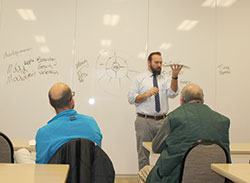 Joseph Tumasian presents the first of his discussion series on “Faith, Science and Reason: Reuniting Old Friends” on Jan. 15 at St. Elizabeth Ann Seton Parish.